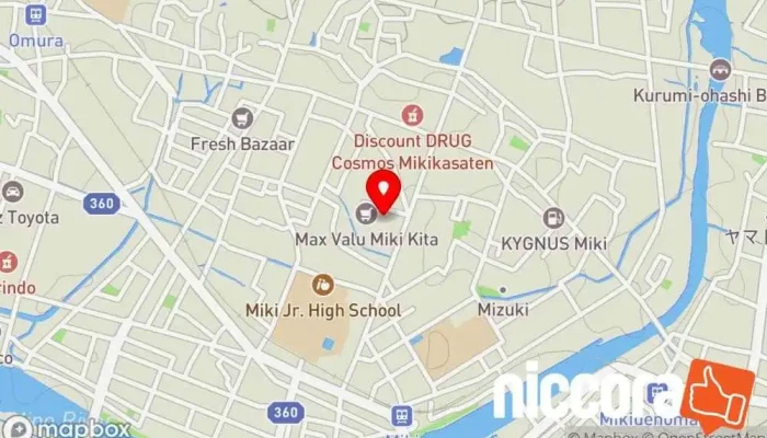 の地図 ユニバーサル事務機（株） パソコンショップ で 三木市
