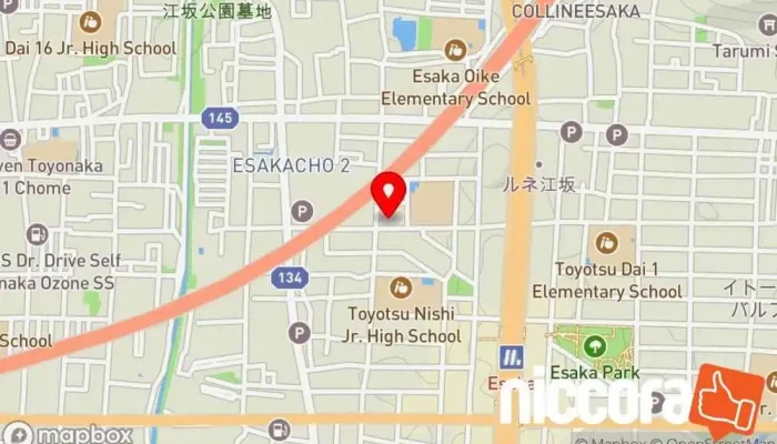 の地図 ユニシンシステムネットワークス株式会社 コンピューター サポート、サービス で 吹田市
