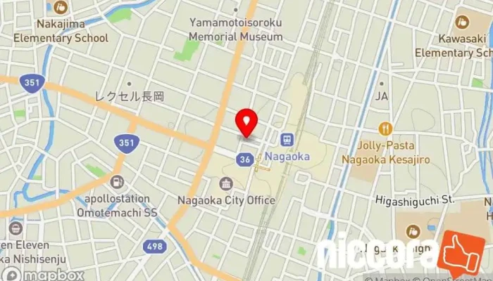 の地図 ジェイマックソフト SI事業部 第3システム部 企業のオフィス で 長岡市