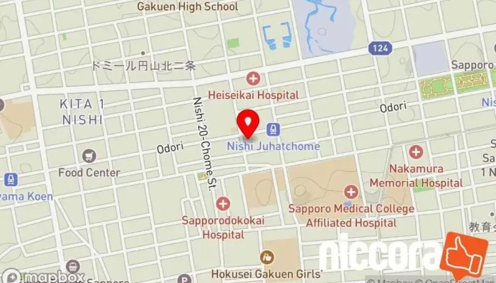 の地図 ジャスティン㈱ IT コンサルタント で 札幌市